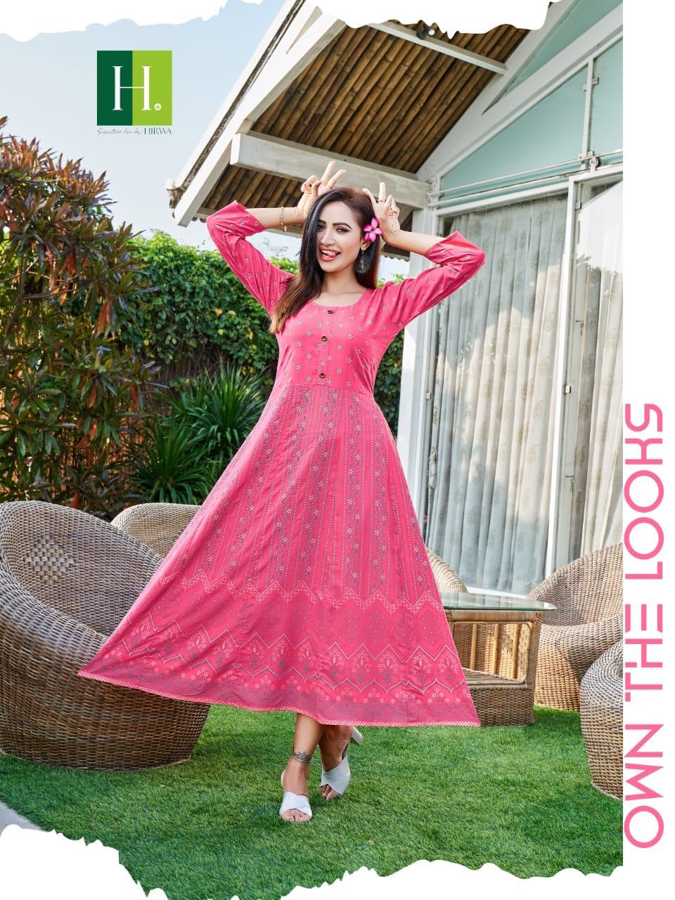 Katrina Hirwa 01-10 Anarkali Kurtis Catalog